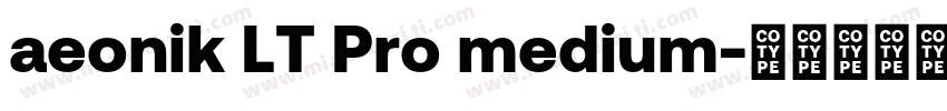 aeonik LT Pro medium字体转换